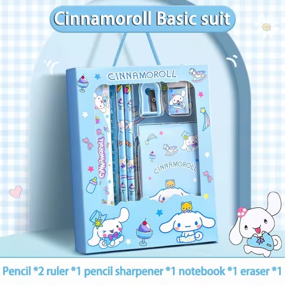 Sanrio Cinnamoroll Stationery Gift Box Kawaii School Set NWT